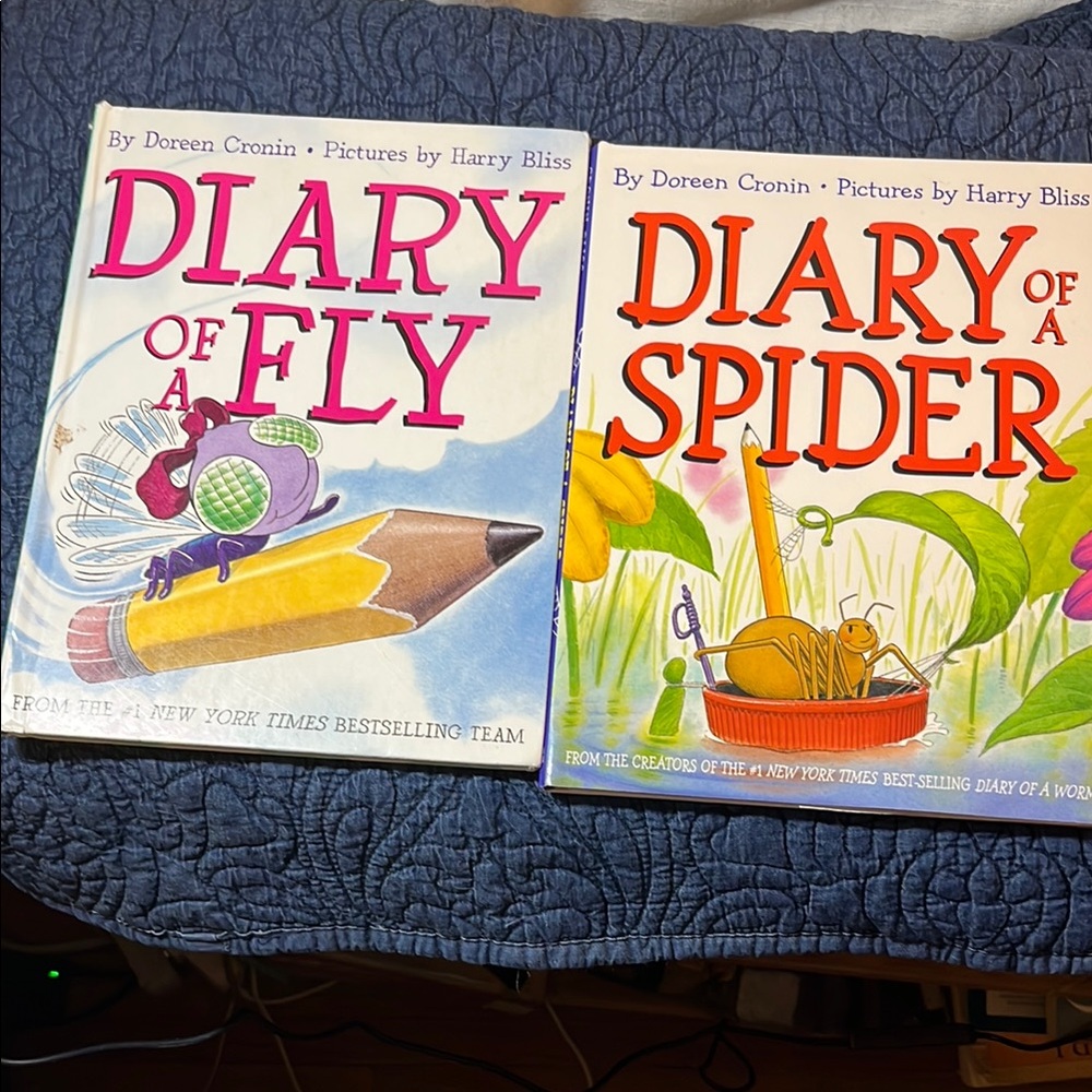 Diary of a Fly and Diary of a Spider Books